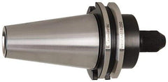 Kennametal - CAT50 Taper Shank 1-1/2" Hole End Mill Holder/Adapter - 2-3/4" Nose Diam, 8" Projection, 1-8 Drawbar, Through-Spindle Coolant - Exact Industrial Supply