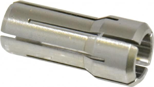 Kennametal - 23/64 Inch, 21/64 to 23/64 Inch Collet Capacity, Series DA200 Double Angle Collet - 1-3/16 Inch Overall Length, 0.539 Inch Overall Diameter, 0.001 Inch TIR - Exact Industrial Supply