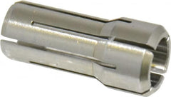 Kennametal - 23/64 Inch, 21/64 to 23/64 Inch Collet Capacity, Series DA200 Double Angle Collet - 1-3/16 Inch Overall Length, 0.539 Inch Overall Diameter, 0.001 Inch TIR - Exact Industrial Supply
