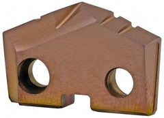 Allied Machine and Engineering - 22.5mm Diam x 5/32" Thick, Seat Code 1, 132° Included Angle Spade Drill Insert - AM200 Coated, Cobalt, Grade Super Cobalt, Series GEN2 T-A - Americas Industrial Supply