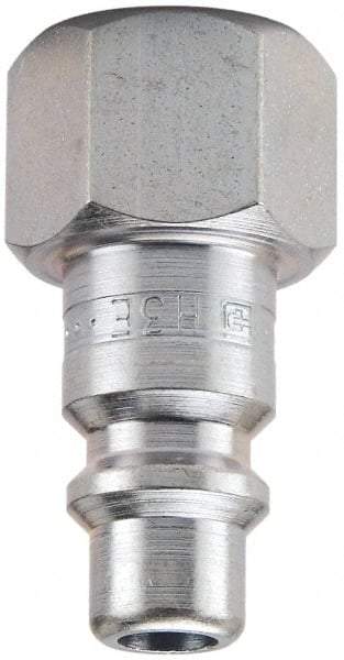 Parker - 1 - 11-1/2 Female NPTF Industrial Pneumatic Hose Connector - Steel, 3/4" Body Diam - Americas Industrial Supply