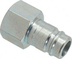 Parker - 3/4-14 Female NPTF Industrial Pneumatic Hose Connector - Steel, 3/4" Body Diam - Americas Industrial Supply