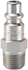 Parker - 1 - 11-1/2 Male NPT Industrial Pneumatic Hose Connector - Steel, 3/4" Body Diam - Americas Industrial Supply