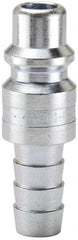 Parker - Hose Barb Industrial Pneumatic Hose Connector - Steel, 3/4" Body Diam, 1" Hose ID - Americas Industrial Supply