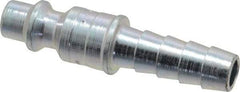 Parker - Hose Barb Industrial Pneumatic Hose Connector - Steel, 1/4" Body Diam, 5/16" Hose ID - Americas Industrial Supply
