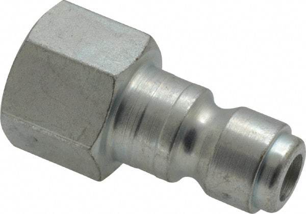 Parker - 3/8-18 Female NPTF Tru-Flate Automotive Pneumatic Hose Connector - Steel, 3/8" Body Diam - Americas Industrial Supply