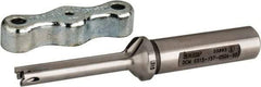 Iscar - 0.315 to 0.331" Diam, 5xD, 1.57" Max Depth, 1/2" Shank Diam, Replaceable Tip Drill - IDI Insert, 8 Seat Size, DCM Toolholder, Series ChamDrill - Americas Industrial Supply