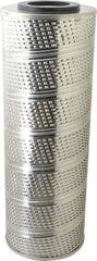 Parker - 6-1/4" OD, 30µ, Resin Cellulose Pleated-Resin Bonded Cartridge Filter - 18" Long - Americas Industrial Supply