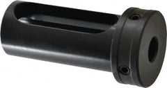 Global CNC Industries - 5/8" ID, 1-1/2" OD, 3-1/4" Length Under Head, Type Z Lathe Tool Holder Bushing - 3/4" Head Thickness, 2-7/8" Slot Length - Exact Industrial Supply