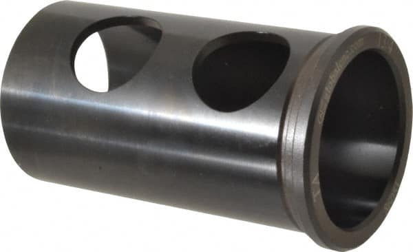 Global CNC Industries - 1-3/4" ID, 2" OD, 3-1/2" Length Under Head, Type J Lathe Tool Holder Bushing - 1" Hole Diam - Exact Industrial Supply