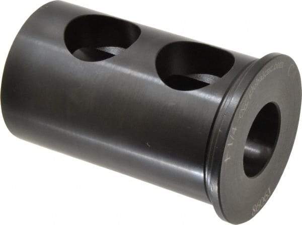 Global CNC Industries - 1-1/4" ID, 2-1/2" OD, 4" Length Under Head, Type J Lathe Tool Holder Bushing - 1-1/4" Hole Diam - Exact Industrial Supply