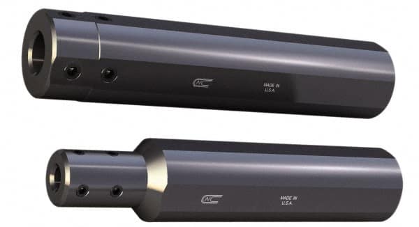 Global CNC Industries - 1" Bore Diam, 3" Shank Diam, Boring Bar Sleeve - 11-1/2" OAL, 4" Bore Depth - Exact Industrial Supply