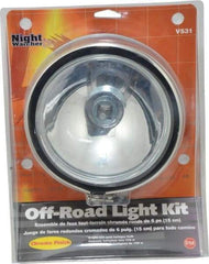 Peterson - 100 Watt Clear Automotive Auxilary Light - Steel, 4.6 Amp, 12 V - Americas Industrial Supply