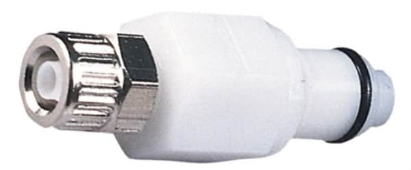 CPC Colder Products - 1/4" OD, Acetal Push-to-Connect Male Connector - 120 Max psi, White - Americas Industrial Supply