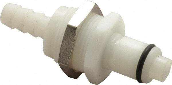 CPC Colder Products - Acetal Push-to-Connect Male Connector - 120 Max psi, 1/4" ID, White - Americas Industrial Supply