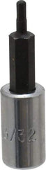Proto - 1/4" Drive, 3/32" Hex Bit Socket - 1-7/8" OAL, 1" Bit Length - Americas Industrial Supply