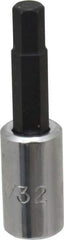 Proto - 1/4" Drive, 7/32" Hex Bit Socket - 1-7/8" OAL, 1" Bit Length - Americas Industrial Supply