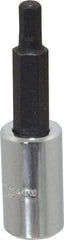Proto - 1/4" Drive, 4mm Hex Bit Socket - 1-7/8" OAL, 1" Bit Length - Americas Industrial Supply