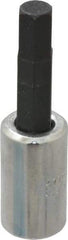 Proto - 1/4" Drive, 6mm Hex Bit Socket - 1-7/8" OAL, 1" Bit Length - Americas Industrial Supply