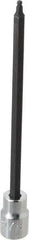 Proto - 3/8" Drive, 1/8" Hex Bit Socket - 6-3/32" OAL, 5" Bit Length, Long Ball End Hex Bit Socket - Americas Industrial Supply