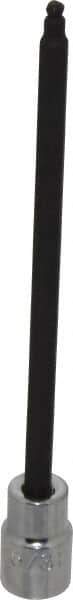Proto - 3/8" Drive, 5/32" Hex Bit Socket - 6-3/32" OAL, 5" Bit Length, Long Ball End Hex Bit Socket - Americas Industrial Supply