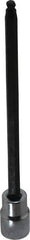 Proto - 3/8" Drive, 3/16" Hex Bit Socket - 6-3/32" OAL, 5" Bit Length, Long Ball End Hex Bit Socket - Americas Industrial Supply