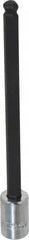 Proto - 3/8" Drive, 5/16" Hex Bit Socket - 6-3/32" OAL, 5" Bit Length, Long Ball End Hex Bit Socket - Americas Industrial Supply