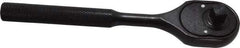 Proto - 3/8" Drive Pear Head Ratchet - Black Oxide Finish, 7" OAL, 24 Gear Teeth - Americas Industrial Supply