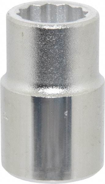 Proto - 3/4", 3/4" Drive, Standard Hand Socket - 12 Points, 2" OAL, Chrome Finish - Americas Industrial Supply