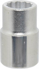 Proto - 3/4", 3/4" Drive, Standard Hand Socket - 12 Points, 2" OAL, Chrome Finish - Americas Industrial Supply