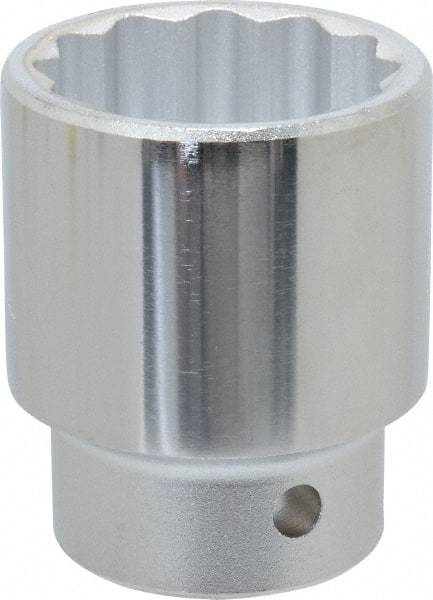 Proto - 1-1/2", 3/4" Drive, Standard Hand Socket - 12 Points, 2-13/32" OAL, Chrome Finish - Americas Industrial Supply