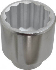 Proto - 2-1/4", 3/4" Drive, Standard Hand Socket - 12 Points, 3-13/32" OAL, Chrome Finish - Americas Industrial Supply