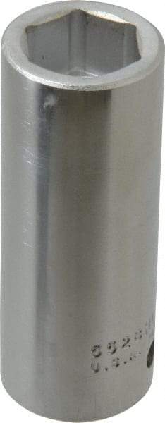 Proto - 7/8", 3/4" Drive, Deep Hand Socket - 6 Points, 3-1/2" OAL, Chrome Finish - Americas Industrial Supply