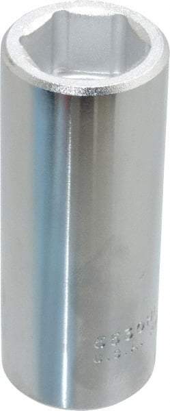 Proto - 15/16", 3/4" Drive, Deep Hand Socket - 6 Points, 3-1/2" OAL, Chrome Finish - Americas Industrial Supply