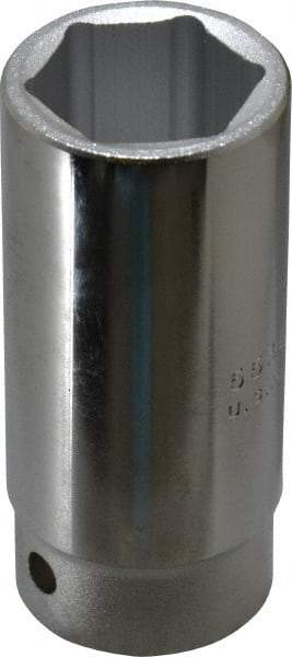 Proto - 1-1/8", 3/4" Drive, Deep Hand Socket - 6 Points, 3-1/2" OAL - Americas Industrial Supply