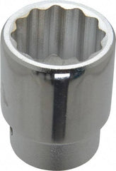 Proto - 3/4" Drive, Standard Hand Socket - 12 Points, 2-7/32" OAL, Chrome Finish - Americas Industrial Supply