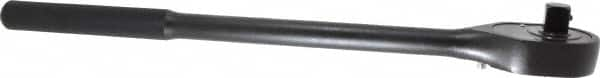 Proto - 3/4" Drive Pear Head Standard Ratchet - Black Oxide Finish, 20" OAL, 24 Gear Teeth, Standard Knurled Handle, Standard Head - Americas Industrial Supply