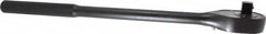 Proto - 3/4" Drive Pear Head Standard Ratchet - Black Oxide Finish, 20" OAL, 24 Gear Teeth, Standard Knurled Handle, Standard Head - Americas Industrial Supply