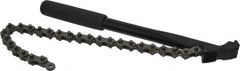 Proto - 4" Max Pipe Capacity, 16-1/4" Long, Chain Wrench - 12" Handle Length - Americas Industrial Supply