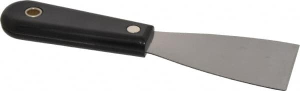 Stanley - 2" Wide Steel Putty Knife - Stiff, Nylon Handle, 7-1/2" OAL - Americas Industrial Supply