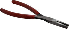 Proto - 7-25/32" OAL, 1-9/16" Jaw Length x 17/32" Jaw Width, Long Nose Duckbill Pliers - Serrated Jaw, Standard Head, Plastisol Handles - Americas Industrial Supply