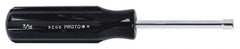 Proto - 1/2" Hollow Shaft Nutdriver - Color Coded Handle, 7" OAL - Americas Industrial Supply