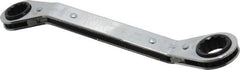 Proto - 5/8" x 3/4" 12 Point Reversible Ratcheting Offset Box Wrench - Double End, 7-3/4" OAL, Steel, 25° Offset - Americas Industrial Supply