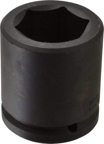 Proto - 1-1/2" Drive 2-3/16" Standard Impact Socket - 6 Points, 3-5/8" OAL - Americas Industrial Supply