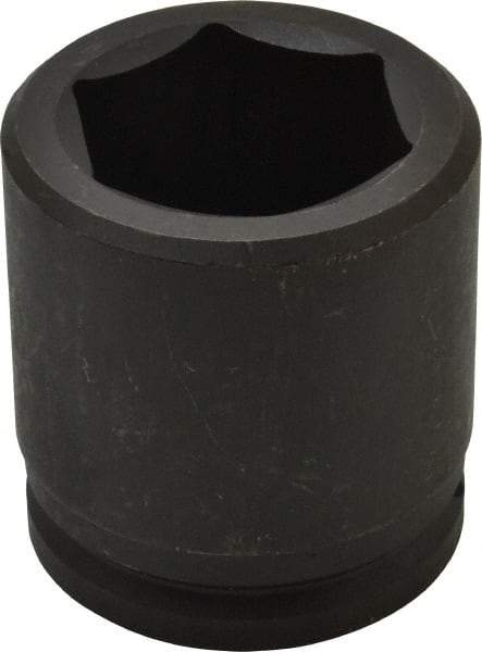 Proto - 1-1/2" Drive 2-1/2" Standard Impact Socket - 6 Points, 4" OAL - Americas Industrial Supply