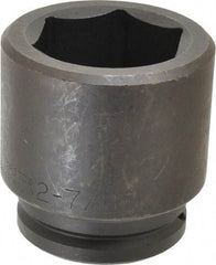 Proto - 1-1/2" Drive 2-7/8" Standard Impact Socket - 6 Points, 4-1/2" OAL - Americas Industrial Supply