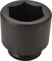 Proto - 1-1/2" Drive 3-1/4" Standard Impact Socket - 6 Points, 4-23/32" OAL - Americas Industrial Supply