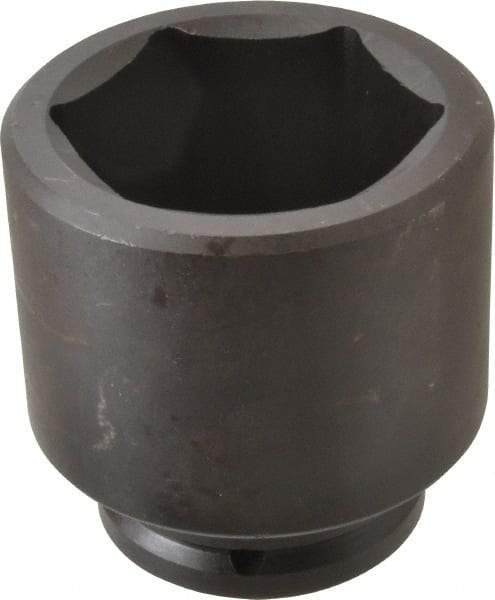 Proto - 1-1/2" Drive 3-1/2" Standard Impact Socket - 6 Points, 4-31/32" OAL - Americas Industrial Supply
