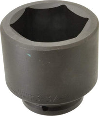 Proto - 1-1/2" Drive 3-3/4" Standard Impact Socket - 6 Points, 5" OAL - Americas Industrial Supply