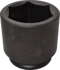 Proto - 1-1/2" Drive 4-1/4" Standard Impact Socket - 6 Points, 5-3/4" OAL - Americas Industrial Supply